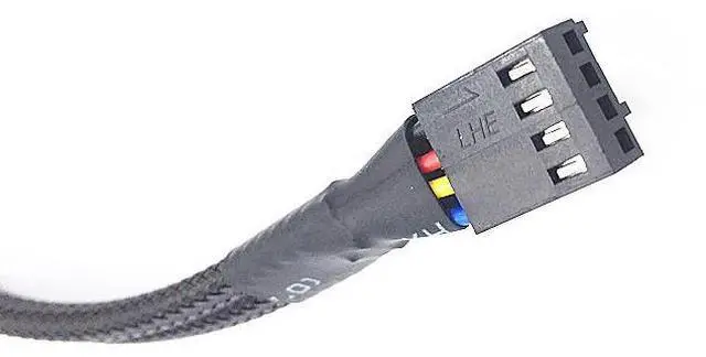 Alt view image 4 of 4 - 4-pin fan - 1-conductor2-conductorfan cable-4-pin fan-1-conductorextension cable- motherboard fan2-conductors