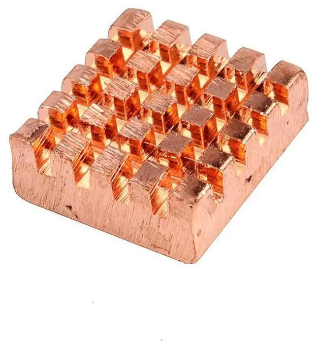 Main image of Suitable for Raspbemy Pl2/3 generation pure copper heat sink with 3M special heat dissipation tape, 3-piece