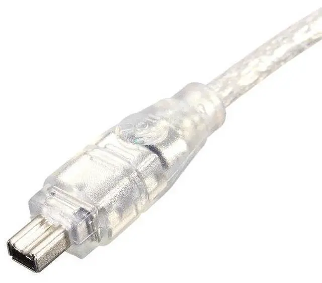 Alt view image 3 of 5 - lEEE 1394 data cable from 4-pin to 6-pin 1394 FireWire 13944-6 camera DV capture card data cable