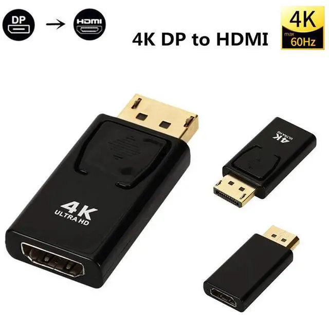 Alt view image 3 of 4 - dp to hdmi adapter, displayport interface to TV, computer monitor 4Kdp to hdmi