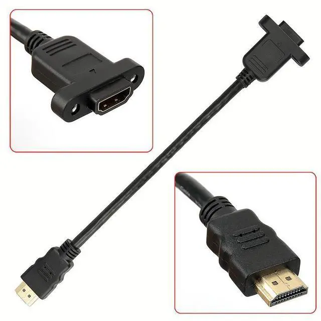 Main image of HDMl male-to-female extension cable made of pure copper, 19+1 HDMl 4K"2K high-definition cable, suitablefor fixingTV cables