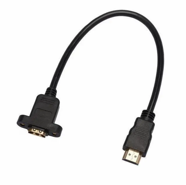 Alt view image 3 of 5 - HDMl male-to-female extension cable made of pure copper, 19+1 HDMl 4K"2K high-definition cable, suitablefor fixingTV cables
