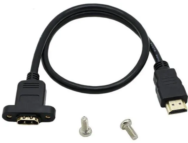 Alt view image 5 of 5 - HDMl male-to-female extension cable made of pure copper, 19+1 HDMl 4K"2K high-definition cable, suitablefor fixingTV cables