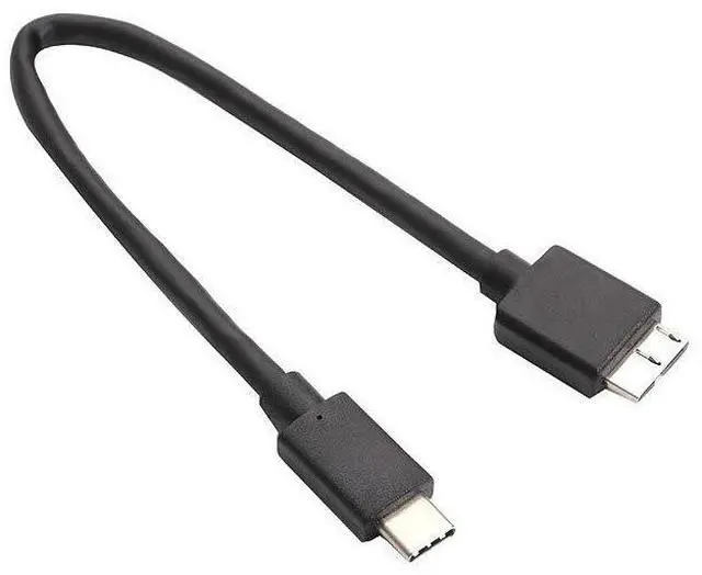 Alt view image 2 of 4 - Type-C to Micro-B mobile hard drive cable, USB 3.0, laptop, mobile phone, high-speed Type-C hard drive cable