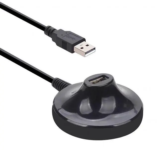 Alt view image 3 of 4 - USB extension cable with base - USB 2.0 extension cable for ofice use -New USB extension cable 1.5m