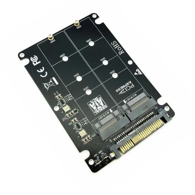 Alt view image 4 of 5 - U.2 adapter-Dual-interface NVME M.2 SSD to SFF-8639 adapter