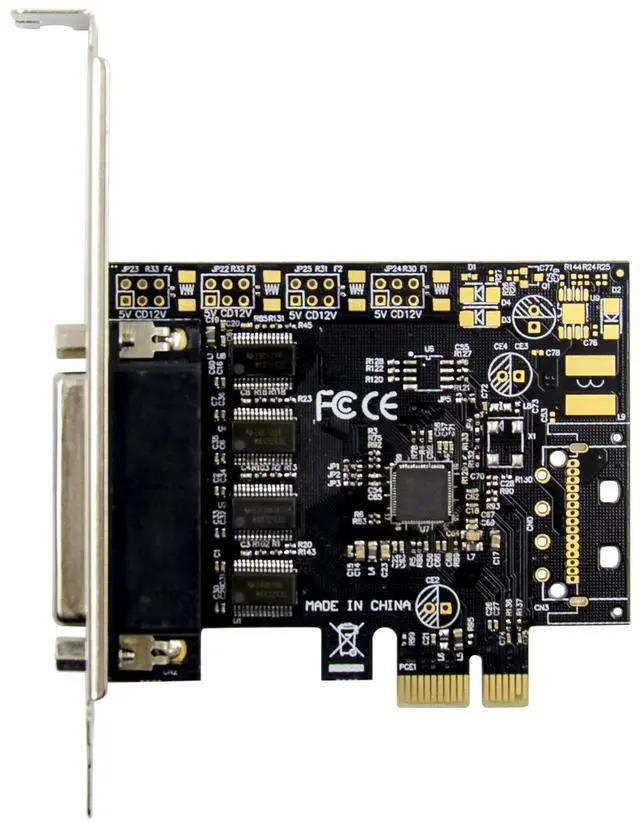 Alt view image 4 of 5 - PC|-E serial card, PCle to RS232 COM interface, industrial control 4-port expansion card, AX9910