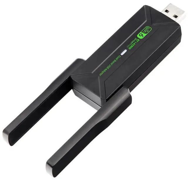 Alt view image 5 of 5 - USB dual-band 900M wireless network card with Bluetooth adapter 5.4 -WiFi6 driver-free computer receiver