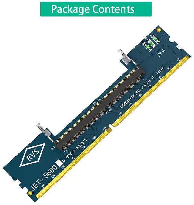 Alt view image 4 of 5 - DDR5 laptop memory slot to DDR5 desktop adapter SO DDR5 to DDR5 adapter.
10 out of 10 are eligible for a 60% discount within one year.