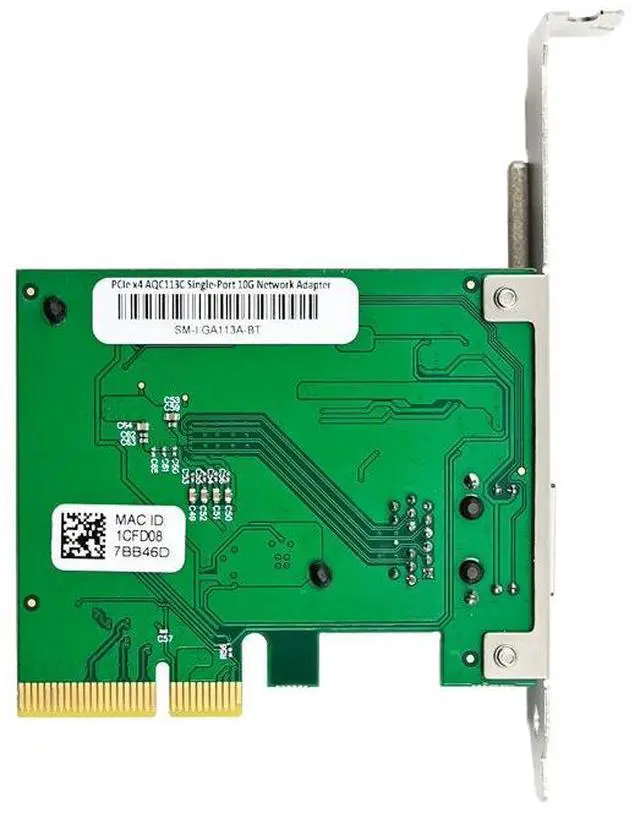 Alt view image 2 of 5 - A0C113C 10 Gigabit ElectricalPort ServerNetwork Card,PClEX4,10G/5G/2.5G Multi-Rate, macOs Driver-Free