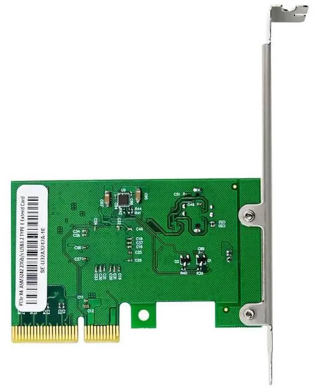 Alt view image 3 of 4 - USB 3.2 GEN2 TYPE-E Expansion Card PCle X4 Siongsoo ASM3142 20Gbps Adapter Card