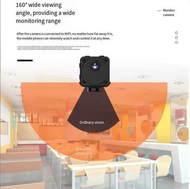 Alt view image 2 of 4 - R89 - Wireless WlFl Network Camera 4K High-Definition Night vision Monitor Home Network Monitoring No Plug-in Required