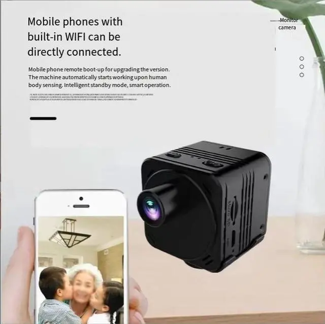 Alt view image 4 of 4 - R89 - Wireless WlFl Network Camera 4K High-Definition Night vision Monitor Home Network Monitoring No Plug-in Required