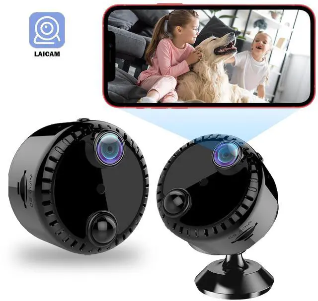 Alt view image 4 of 4 - R10 High Definition Night Vision 4K Monitor Wireless WlFl Network Camera Home Network Monitoring No Plug-In Required