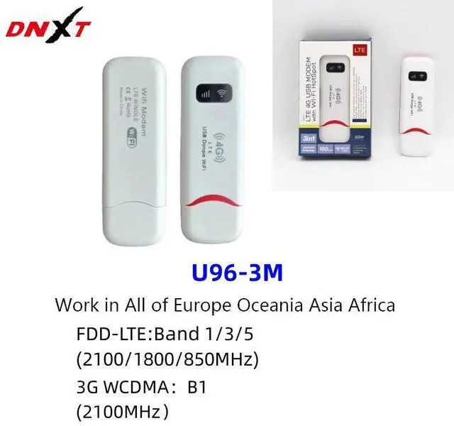 Alt view image 5 of 5 - B1.3.5 Thailand 4G internet Card with Wireless UFl LTE Modem USB WIFl Dongle Router