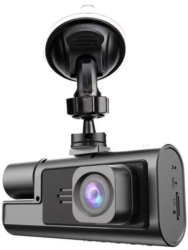 Alt view image 2 of 6 - A22 dashcam with 3 cameras, high-definition 1080P triple lenses, reversing camera, WiFl, and in-car DVR