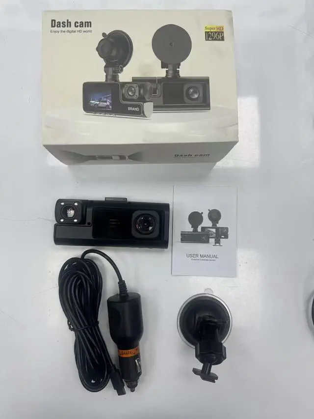 Alt view image 4 of 6 - A22 dashcam with 3 cameras, high-definition 1080P triple lenses, reversing camera, WiFl, and in-car DVR