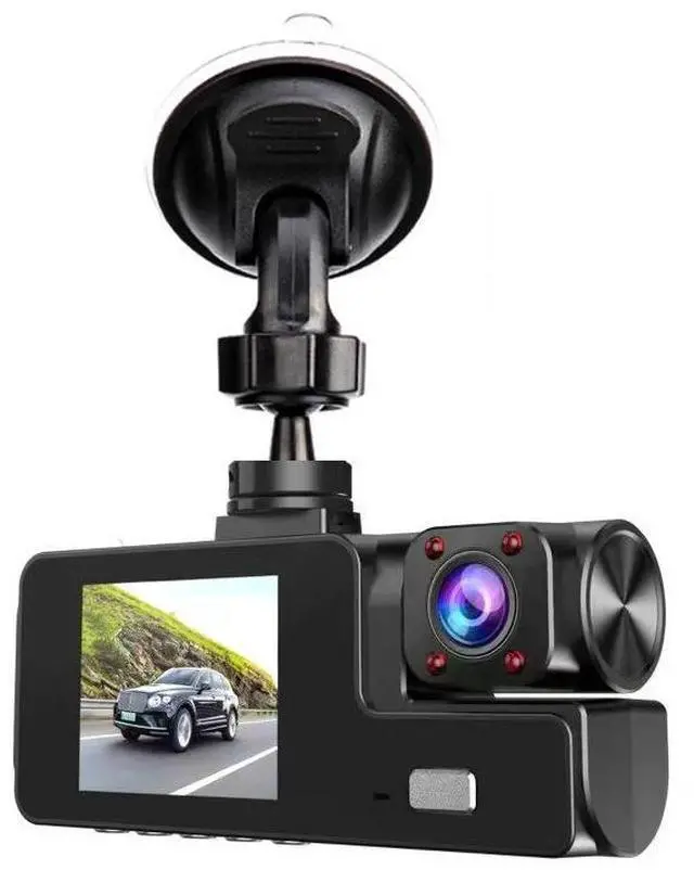 Alt view image 5 of 6 - A22 dashcam with 3 cameras, high-definition 1080P triple lenses, reversing camera, WiFl, and in-car DVR