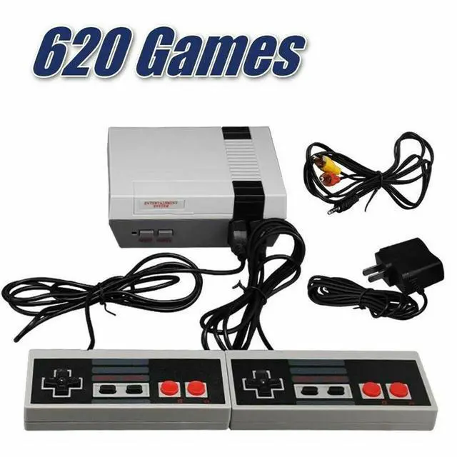 620 Game Console - Retro Classic NES Home Game Console - Export-Specific FC Red-White Console NES Mini