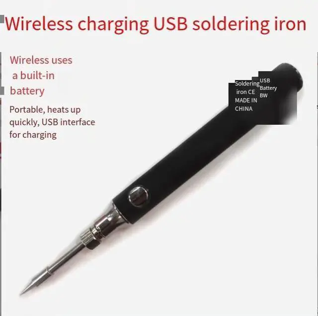 Alt view image 5 of 5 - Best-selling Mini UsB Electric Soldering lron 5V 8w Portable Charging Electnic Welding Pen for Students' Experiments and Dly