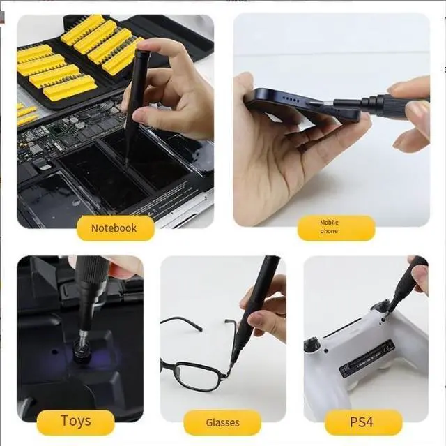 Alt view image 5 of 6 - sold well 146-piece 1-hand automatic screwdriver,mobile phone repair tool, disassembly precision screw kit set