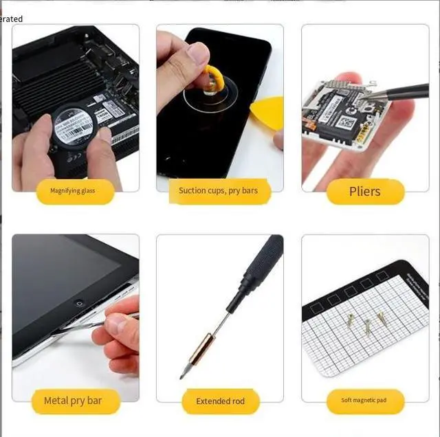 Alt view image 6 of 6 - sold well 146-piece 1-hand automatic screwdriver,mobile phone repair tool, disassembly precision screw kit set