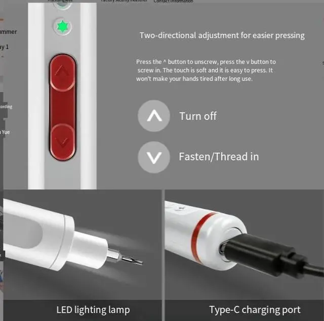 Alt view image 3 of 4 - best-selmng porta ble tool set - mobile phone disassembty and repair kit with charging function and precision electric screwdriwer set