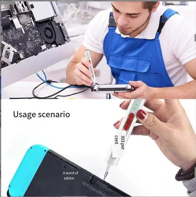 Alt view image 4 of 4 - best-selmng porta ble tool set - mobile phone disassembty and repair kit with charging function and precision electric screwdriwer set