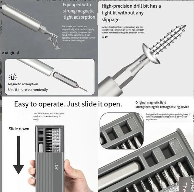 Alt view image 4 of 4 - Bestseller 96-in-1 Multi-functional Precision Mobile Phone Disassembly and Rep air Screwdriver Tool Set l