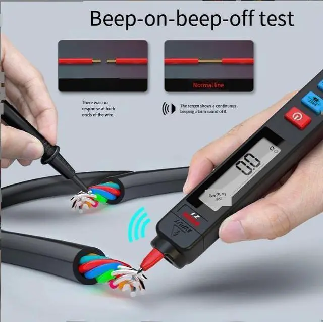 Alt view image 5 of 5 - BSlDE Z1 Fully Automatic Pen-Type Multimeter- Digital High-Precision Electrical Portable Small Electric Pen Universal Meter