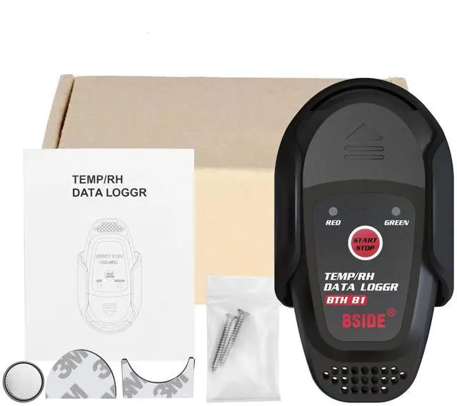 Alt view image 3 of 4 - BTH8l Refrigerated cold chain Transportation Data Temperature and Humiditly Recorder - Rea +time Recording of Temperature and Humidity during
Container Transportation