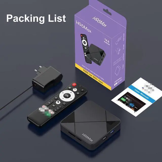 Alt view image 5 of 5 - H96max rk3518 set-top box 2GB/16GB 4K high-definition network player Android 14 TV Box