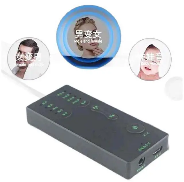 Alt view image 4 of 4 - Minivoice changer for computer/mobile phone sound card -0ne-click audio enhancement forvoice transformation in online gaming and voice
recording applications.