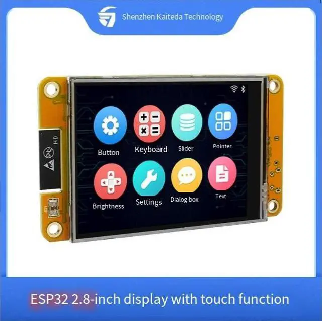 Alt view image 4 of 4 - ESP32 development board, WiFi and Bluetooth 2.8-inch 240*320 intelligent displayscreen with TFT module and touch screen, LVGL