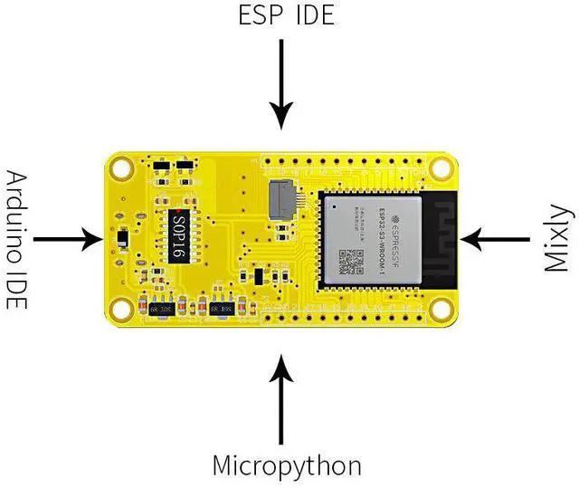 Main image of ESP32-S3 with 1.9-inch screen, LVGL development board, Wi-Fi + Bluetooth, 170*320 display screen, TFT module