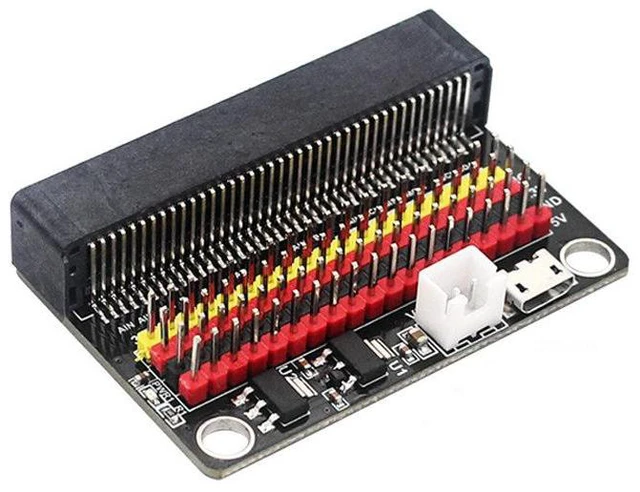 Alt view image 3 of 5 - BBC micro:bit mainboard stand-mounted adapter board teaching demonstration programming experiment 10 expansion board development board