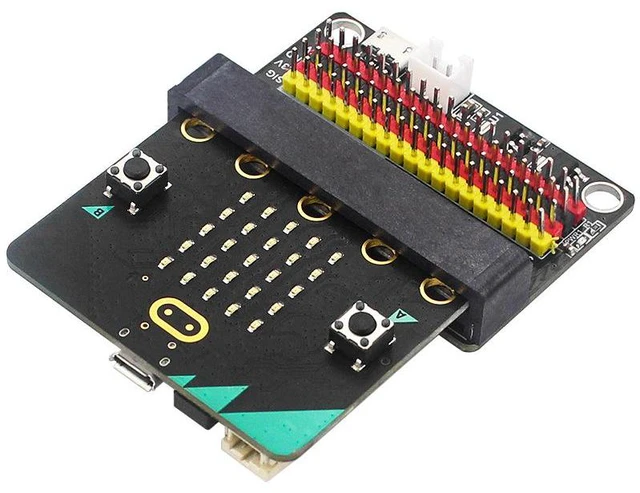 Alt view image 4 of 5 - BBC micro:bit mainboard stand-mounted adapter board teaching demonstration programming experiment 10 expansion board development board