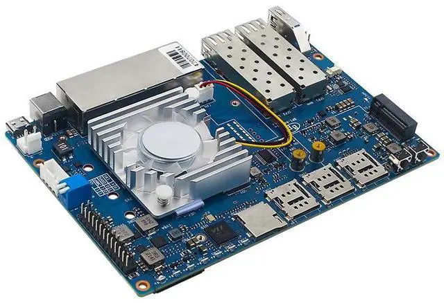 Main image of Banana Pi R4 Heat Sink - BPl R4 Aluminum cooling Device with Fan for Heat Dissipation and cooling