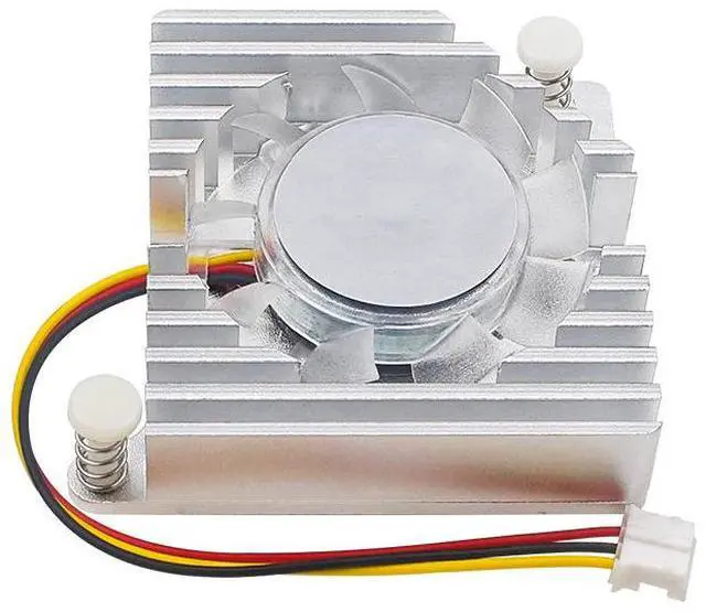 Alt view image 2 of 5 - Banana Pi R4 Heat Sink - BPl R4 Aluminum cooling Device with Fan for Heat Dissipation and cooling