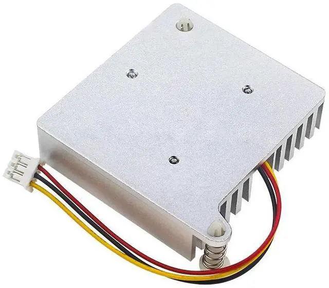 Alt view image 3 of 5 - Banana Pi R4 Heat Sink - BPl R4 Aluminum cooling Device with Fan for Heat Dissipation and cooling