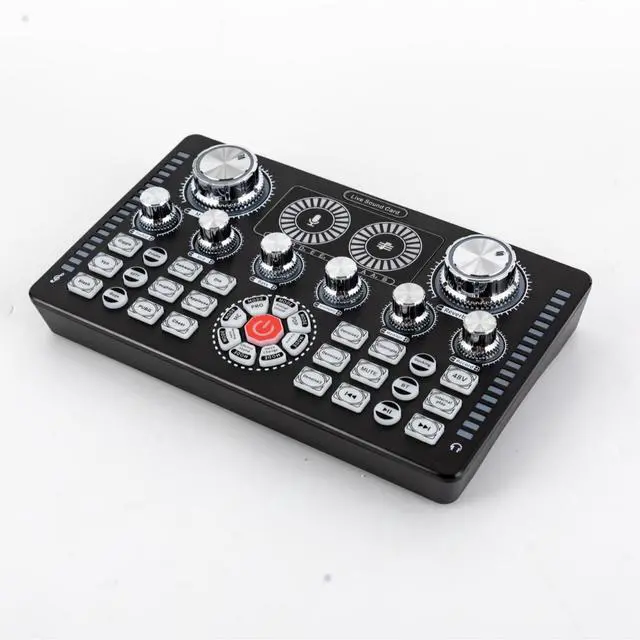 Main image of Q7 English sound card, UsB sound card,live streaming, low noise, dual-channel Us8 headset, recording, desktop computer, mini miwer