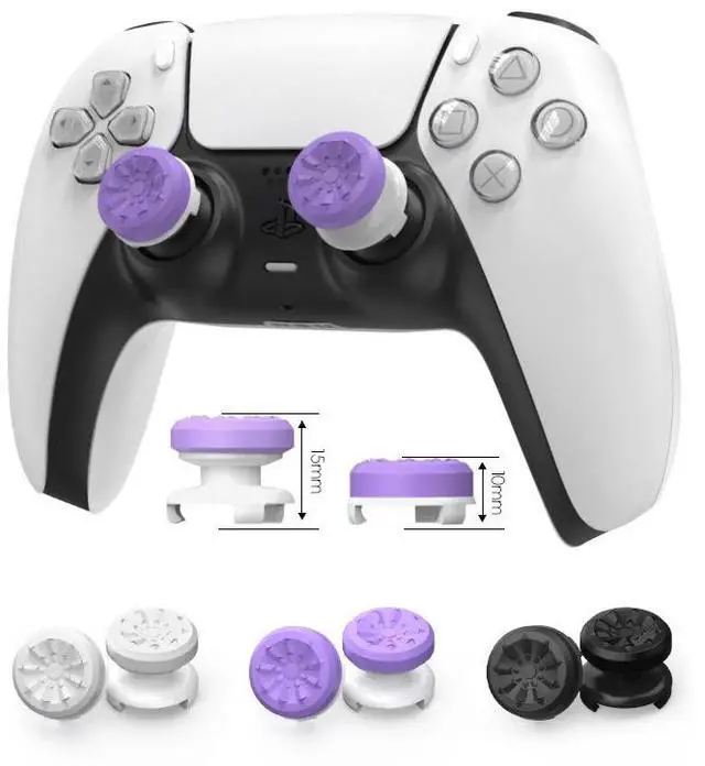 Alt view image 5 of 5 - new foreign trade ps4 game console controller joystick ca p for ps5 joystick protection and anti-slp fps button gaming cap