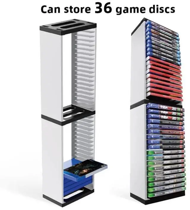 Alt view image 3 of 4 - Switch/Ps4/XB0X/Ps5 storage rack for controllers, game accessories, disc storage rack, cartridge storage