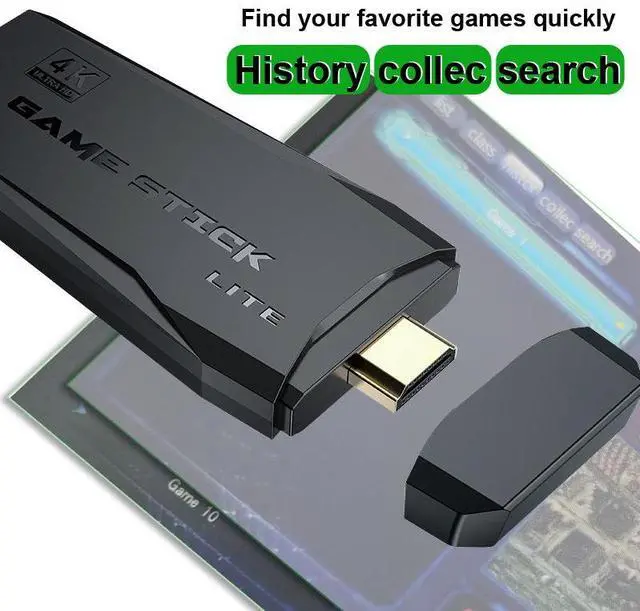 Alt view image 2 of 7 - Cross-border H DMl high-defin ition wireless dual-player game console Psp Sega arcade emulator M8 4K GAME STICK