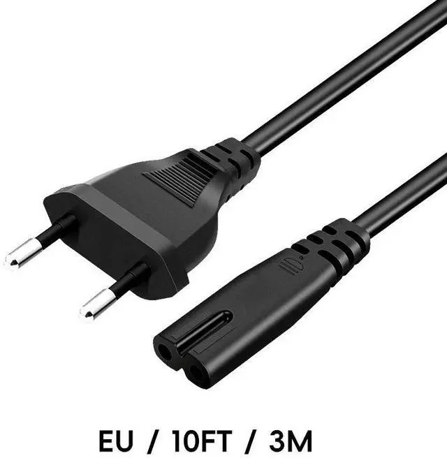Alt view image 2 of 4 - PS5/Ps4 game console European power cord forthe powersupply Ps4/Ps5 slim/pro European TVpower plug cable