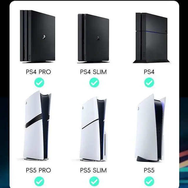Alt view image 4 of 4 - PS5/Ps4 game console European power cord forthe powersupply Ps4/Ps5 slim/pro European TVpower plug cable