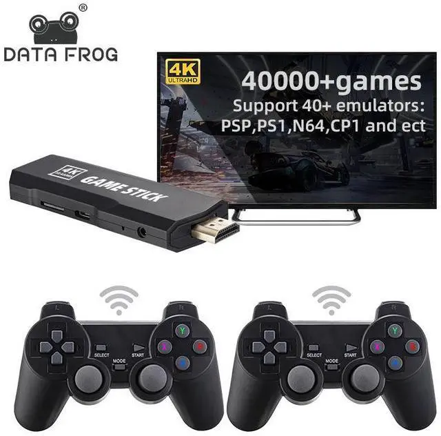 Alt view image 4 of 6 - Home video game consoles: PSP/N64/NDS/DC/PSl games. Y5 lite wireless retro game console.
