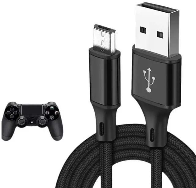 Alt view image 2 of 6 - Ps4 controller charging cable, micro UsB data cable, wireless controller charging cable 2 meters of connection line)