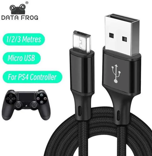 Alt view image 5 of 6 - Ps4 controller charging cable, micro UsB data cable, wireless controller charging cable 2 meters of connection line)
