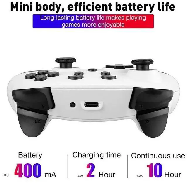 Alt view image 4 of 4 - Cartoon-themed wireless Bluetooth handheld controller for Nintendo Switch/ Switch Lite game consoles
